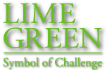 LIME GREEN Symbol of Challenge
